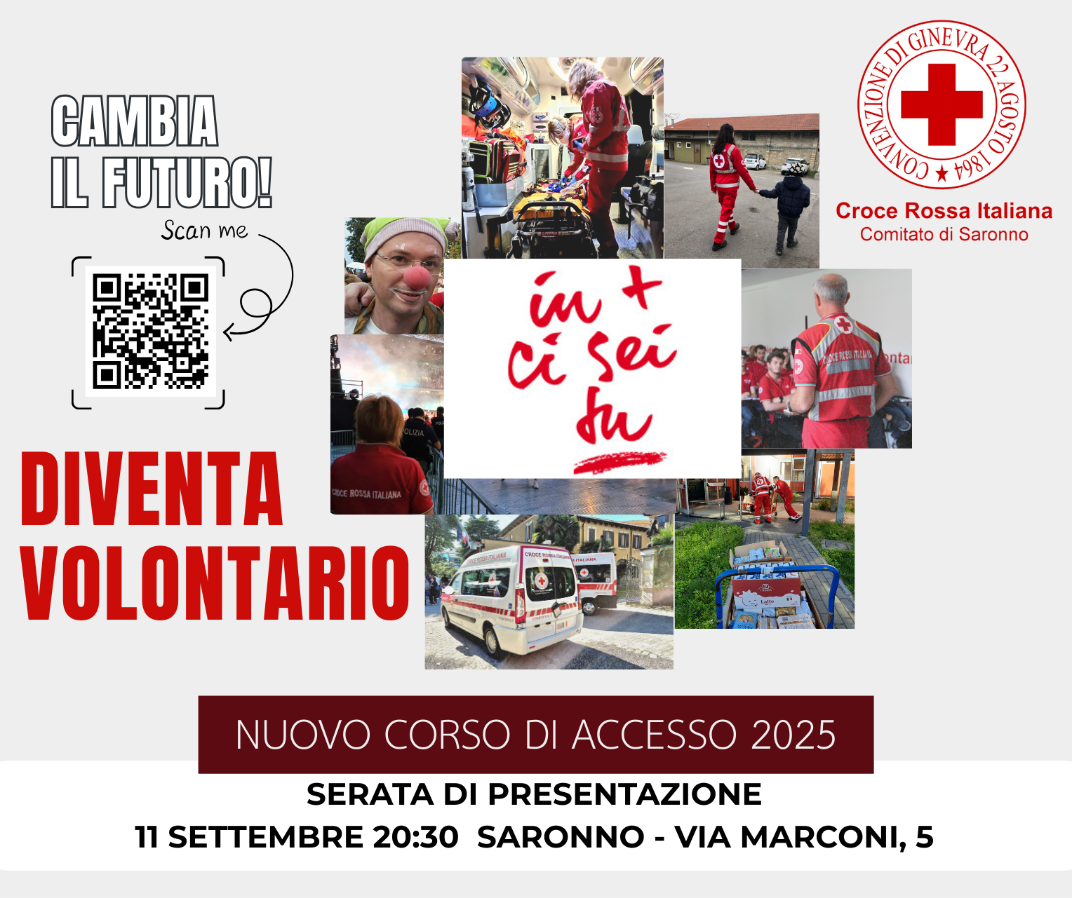 DIVENTA VOLONTARIO (Post di Facebook)